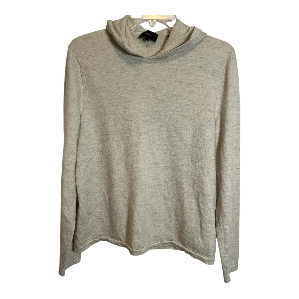Vince Wool Cashmere Pullover Hoodie Size Large